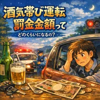 酒気帯び運転罰金金額ってどのくらいになるの？