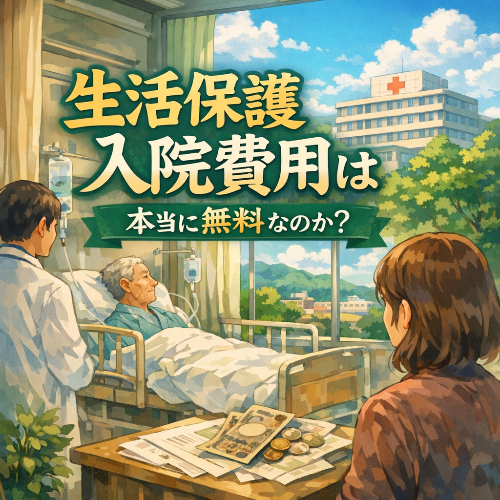 生活保護入院費用は本当に無料なのか?