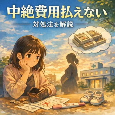 中絶費用払えない、対処法を解説？