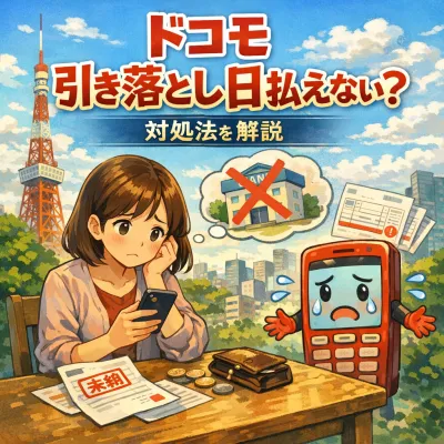 ドコモ 引き落とし日払えない？対処法を解説