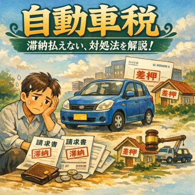 自動車税 滞納払えない、対処法を解説？