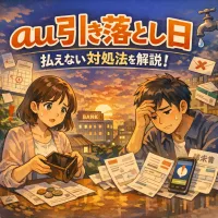 au 引き落とし日払えない対処法を解説？