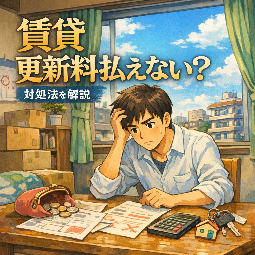賃貸 更新料払えない?対処法を解説
