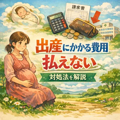 出産にかかる費用払えない、対処法を解説？