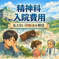 精神科 入院 費用払えない対処法を解説？