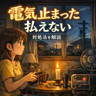 電気止まった払えない、対処法を解説？